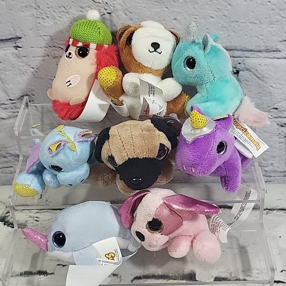 Surprizamals Mini Plush Lot Of 8 Beverly Hills Teddy‎ Co Miniature Stuffed Toys